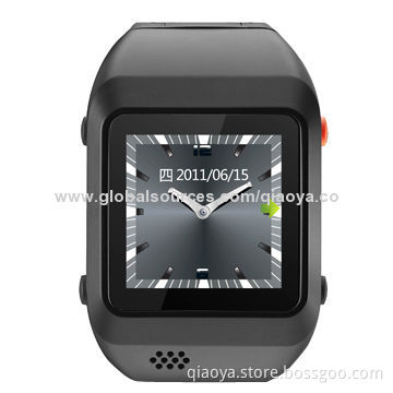 Touch Screen Mobile Watch with GPS and Transmission, 1.5-inch Screen Size
